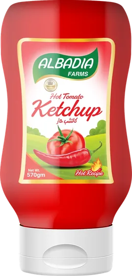 Albadia Hot Tomato Ketchup 570g