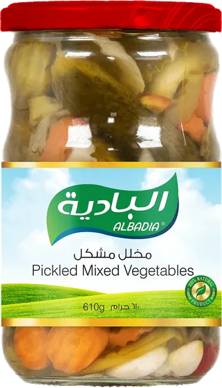 Albadia Pickled Mixed Vegetables 610g