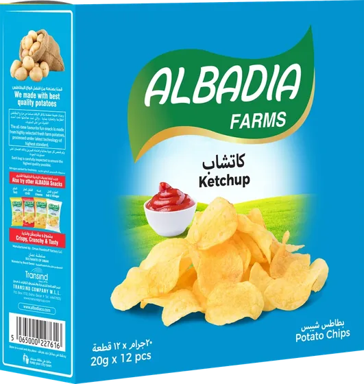 Potato Chips Ketchup (Box) 12 x 20g